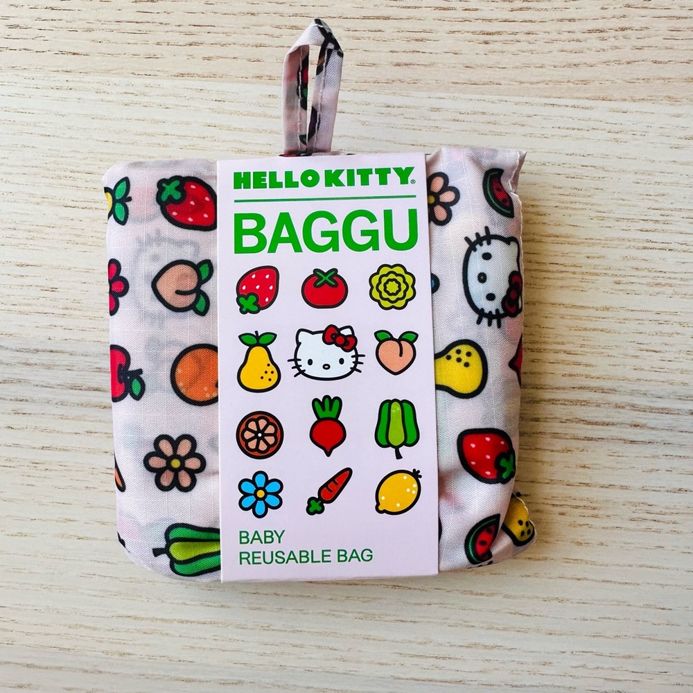 BAGGU BABY Hello Kitty Icons Pink Reusable Tote Bag - Picture 6 of 10